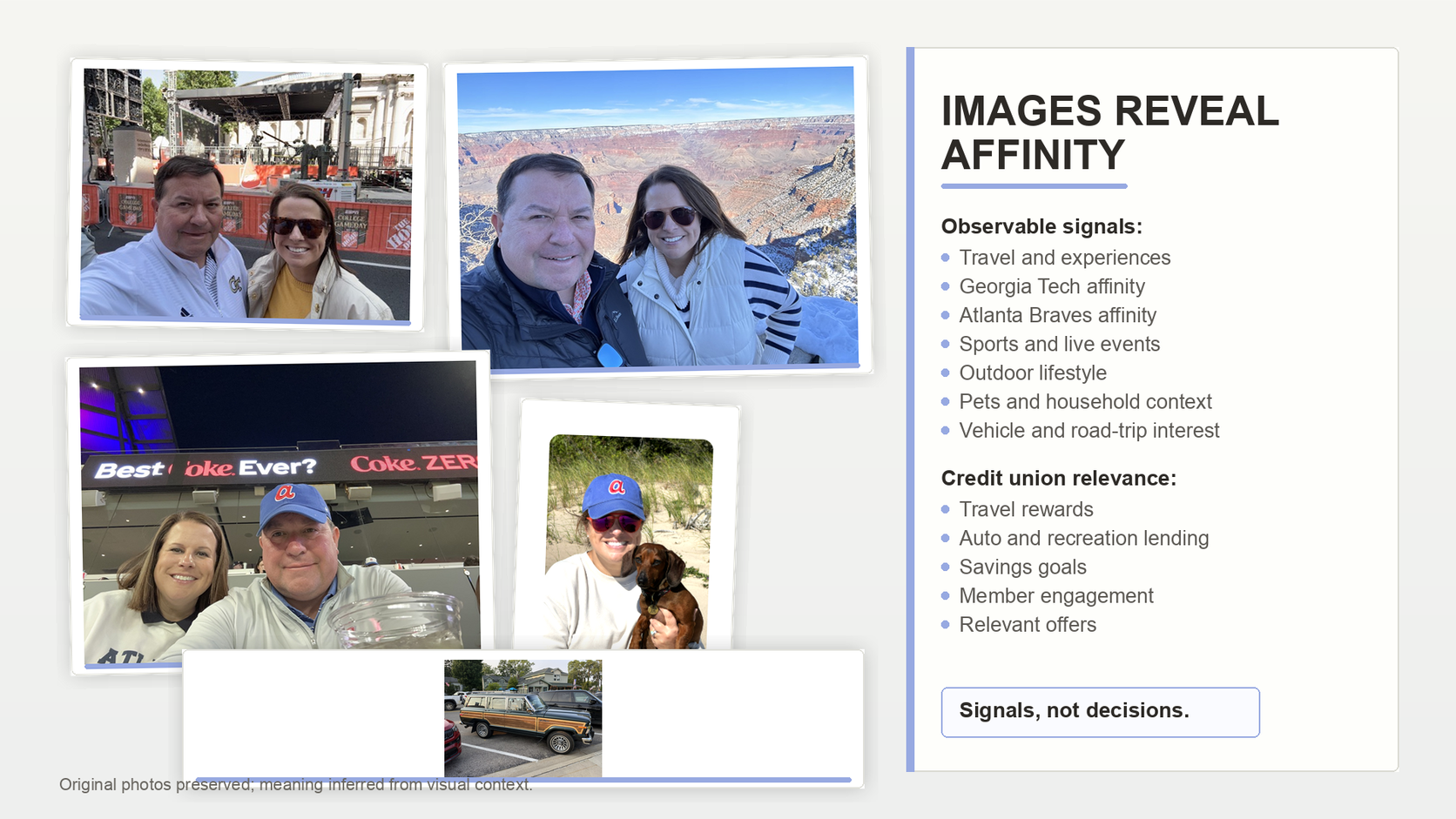 Images reveal affinity
