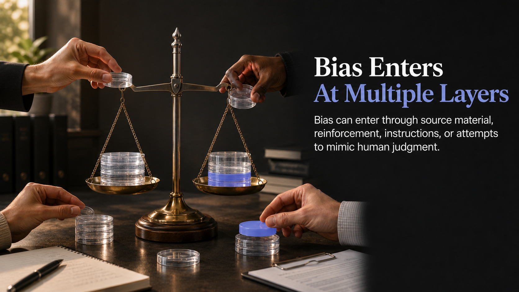 Bias enters