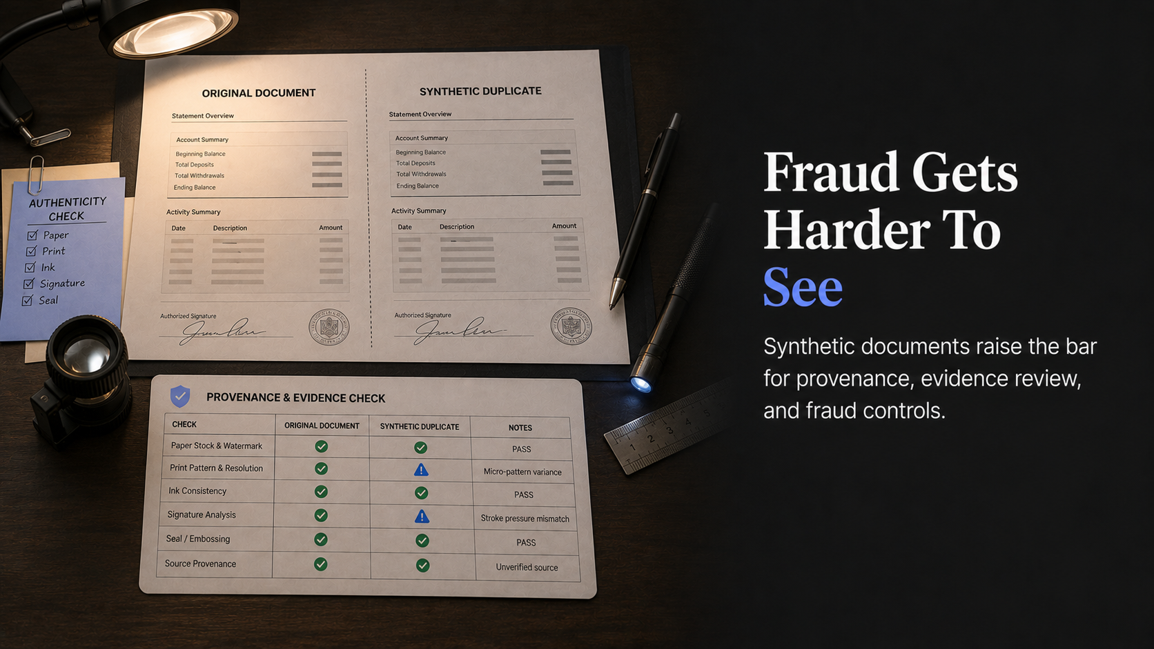 Fraud gets harder to see