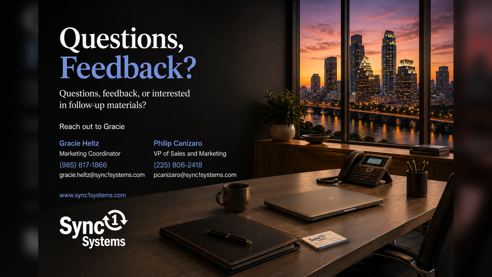 Questions and feedback